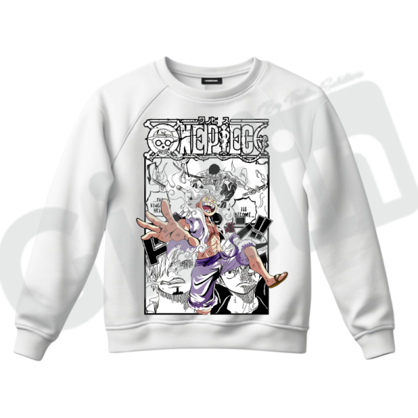 Sweat-shirt One Piece : The Monster Trio (Luffy, Zoro & Sanji)